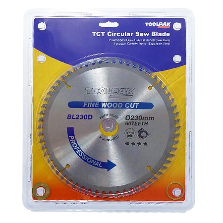 TCT Circular Saw Blade 230mm x 30mm x 60T Professional Toolpak